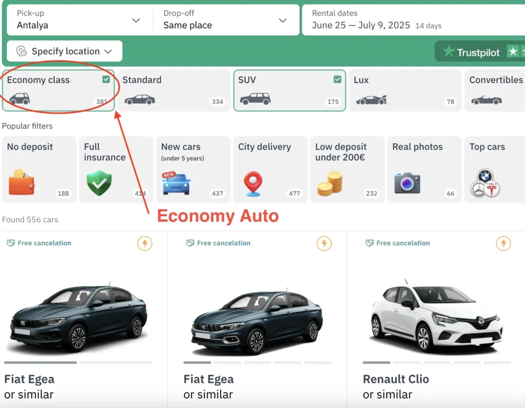 economy auto